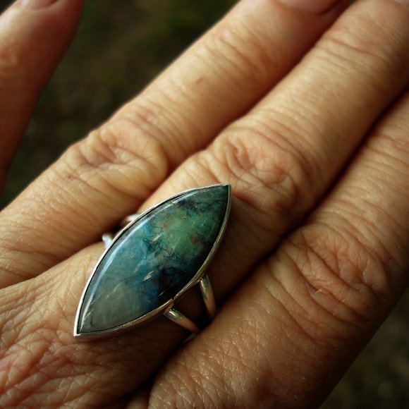 Quantrum quattro ring sterling size 8 1/2 - Picture 6 of 10